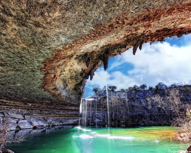 hamilton pool nature preserve in dripping springs, tx